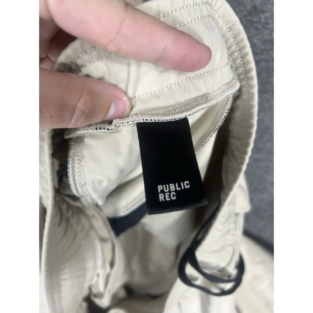 Public Rec Pants Mens 44x32 Beige All Day Every Day Gamechanger‎ drawstring